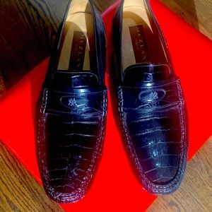 Mezlan faux croc driving shoes. NEW